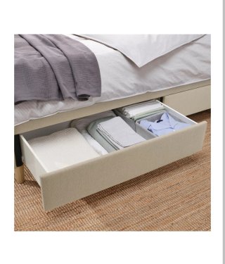 Cama Ikea Idanäs 160x200 con almacenaje