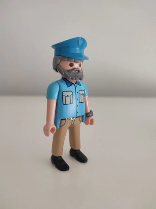 Autobús escolar Playmobil 70983. Conductor, chófer