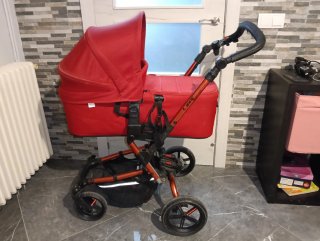 Carro Jane Rojo 3 Piezas