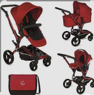 Carro Jane Rojo 3 Piezas