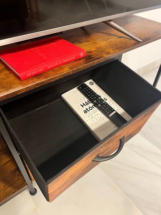 Mueble TV madera y metal