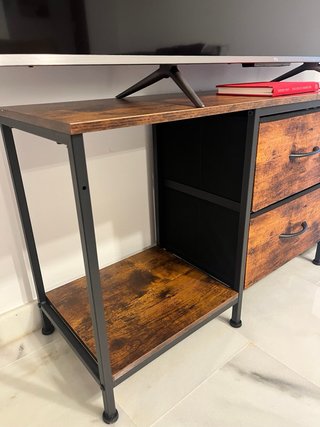 Mueble TV madera y metal