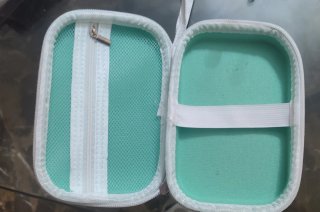 Custodia per fotocamera turchese