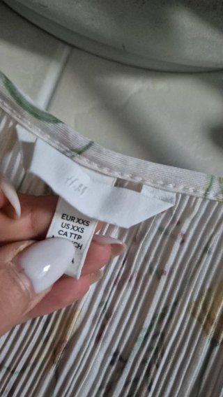 Abito floreale bianco