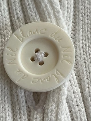 Cárdigan Blanc du Nil Blanco