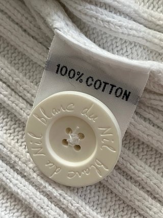 Cárdigan Blanc du Nil Blanco