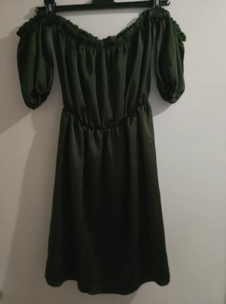 Abito donna taglia unica verde