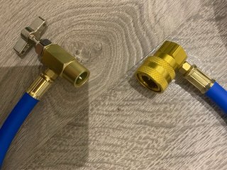 Kit Recarga A/C R134a/R12 con Manómetro