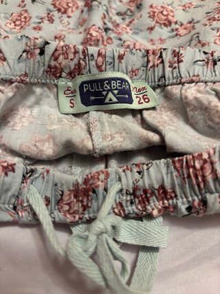 Pantalón corto estampado floral