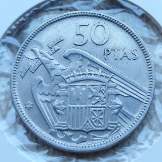 Bonita moneda de 50 pesetas 1957 estrella 58