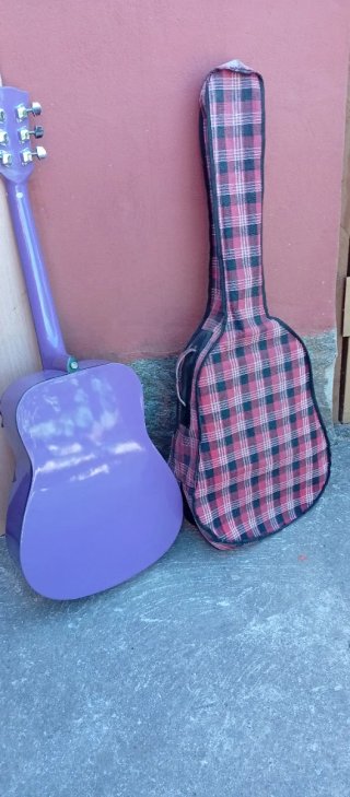Guitarra Acústica Disney Decorada