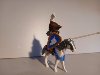 Playmobil Caballero Unicornio Blsnco