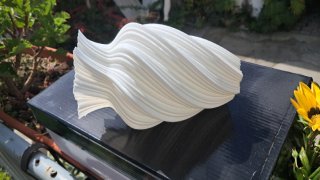 Vaso bianco stampa 3D