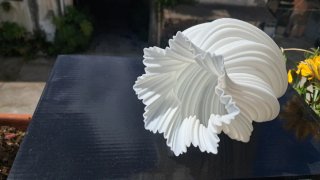 Vaso bianco stampa 3D