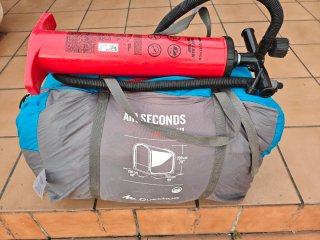 Avance de tienda de campaña Quechua