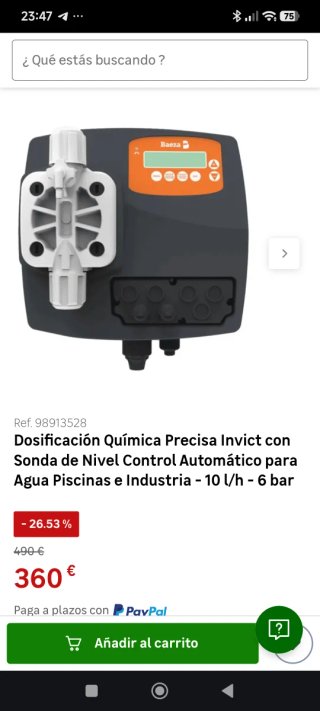 Bomba Dosificadora Piscinas