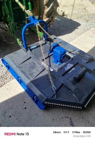 Desbrozadora de cadenas para tractor