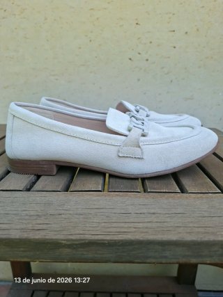 Mocasines Comfeet Beige Talla 37