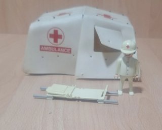 Playmobil Hospital de Campaña y Médico