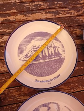 Platos decorativos Bidasoa barcos