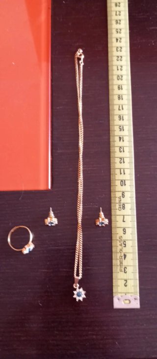 Lote Joyas Gran Fantasia Chapado Oro