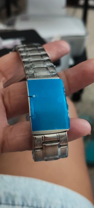 Reloj Cronógrafo WR200 Azul y Plateado
