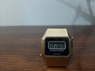 RELOJ SANDOZ LCD AÑOS 70