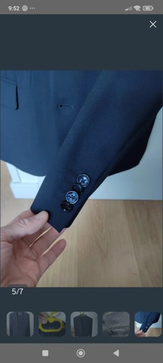 Traje graduación Talla 44/40 Negro