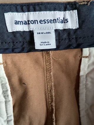 Pantalón chino beige
