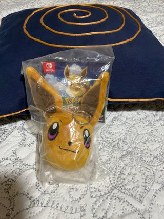 Peluche Eevee Pokemon Let's Go Switch