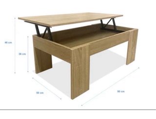 Mesa de centro Conforama madera