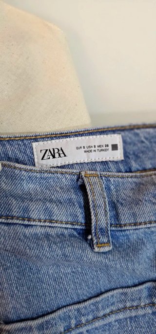 Falda larga vaquera Zara