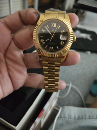 Reloj Dorado Hombre