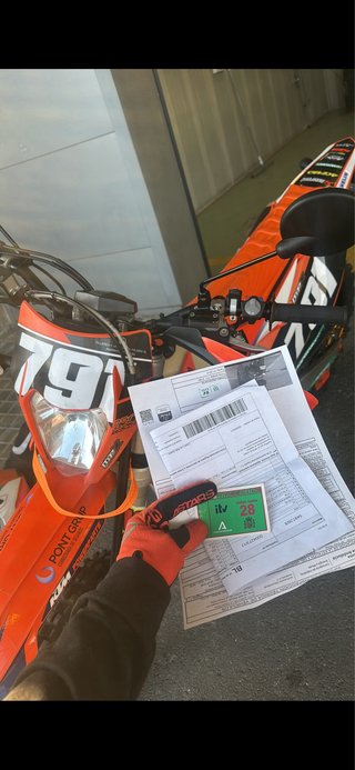 KTM EXC-F 250 Supermoto Naranja