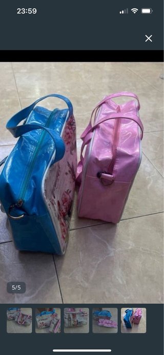 2 Bolsos de Viaje Rosas y Monumentos