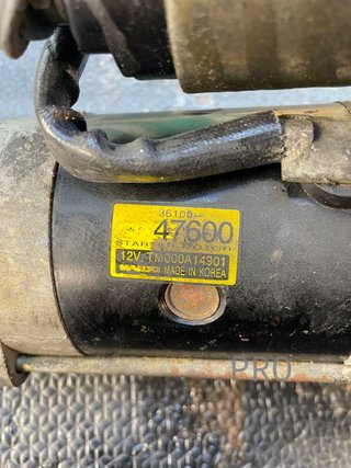 3610047600 motor de arranque Hyundai H1 2.5d 80cv D4BF