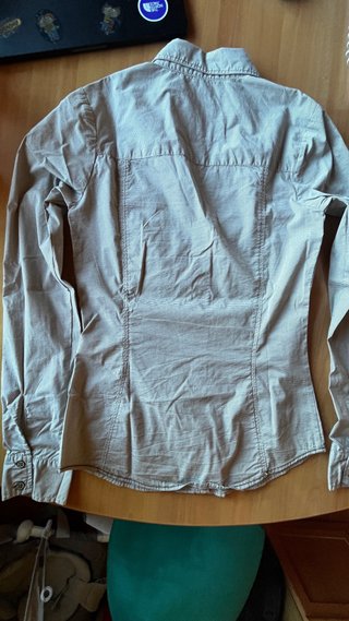 Camisa Bershka Beige Talla S