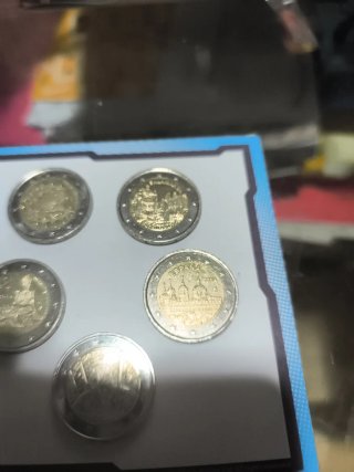 Lote 4 Monedas 2 Euros Conmemorativas