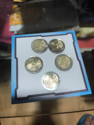 Lote 4 Monedas 2 Euros Conmemorativas