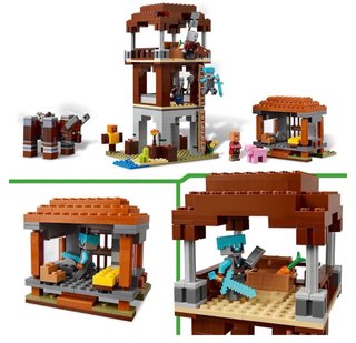 Minecraft Puesto Avanzada Saqueadores 665 pie