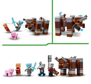 Minecraft Puesto Avanzada Saqueadores 665 pie