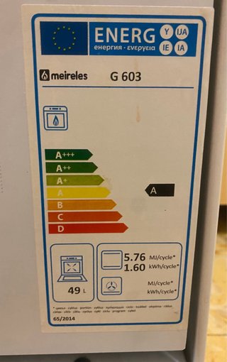 Cocina de Gas Meireles G603 Blanca