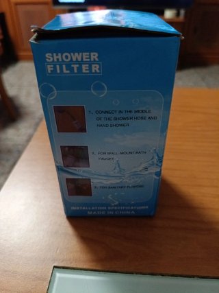Filtro Ducha plateado 20 Etapas duración 6 meses
