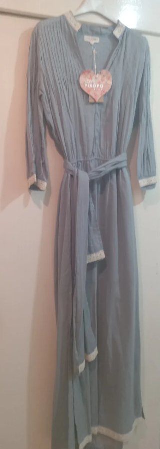 Vestido Boho Love Piropo  Azul
