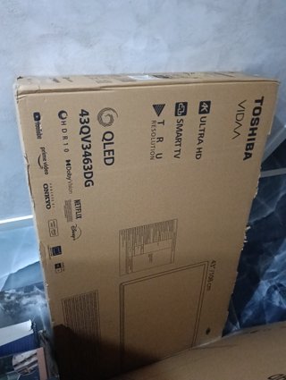 SMART TV TOSHIBA 43" QLED 4K BLUETOOTH ULTRAHDR10.