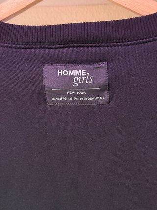 Sudadera Negra Homme Girls