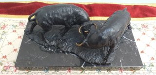 Escultura Bronce Embestida Luis Cutondo
