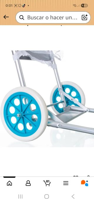 Carro plegable playa/piscina