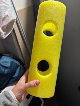 Adaptador churro piscina goma amarillo