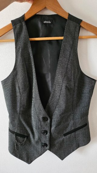 Giubbotto Grigio Donna Vintage
